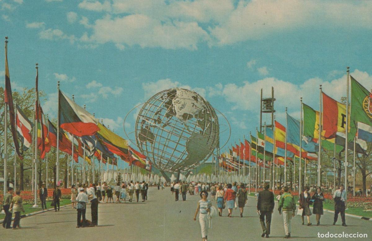 Postales: USA New York City Queens Unisphere World S Fair Architecture Unposted *YAK245