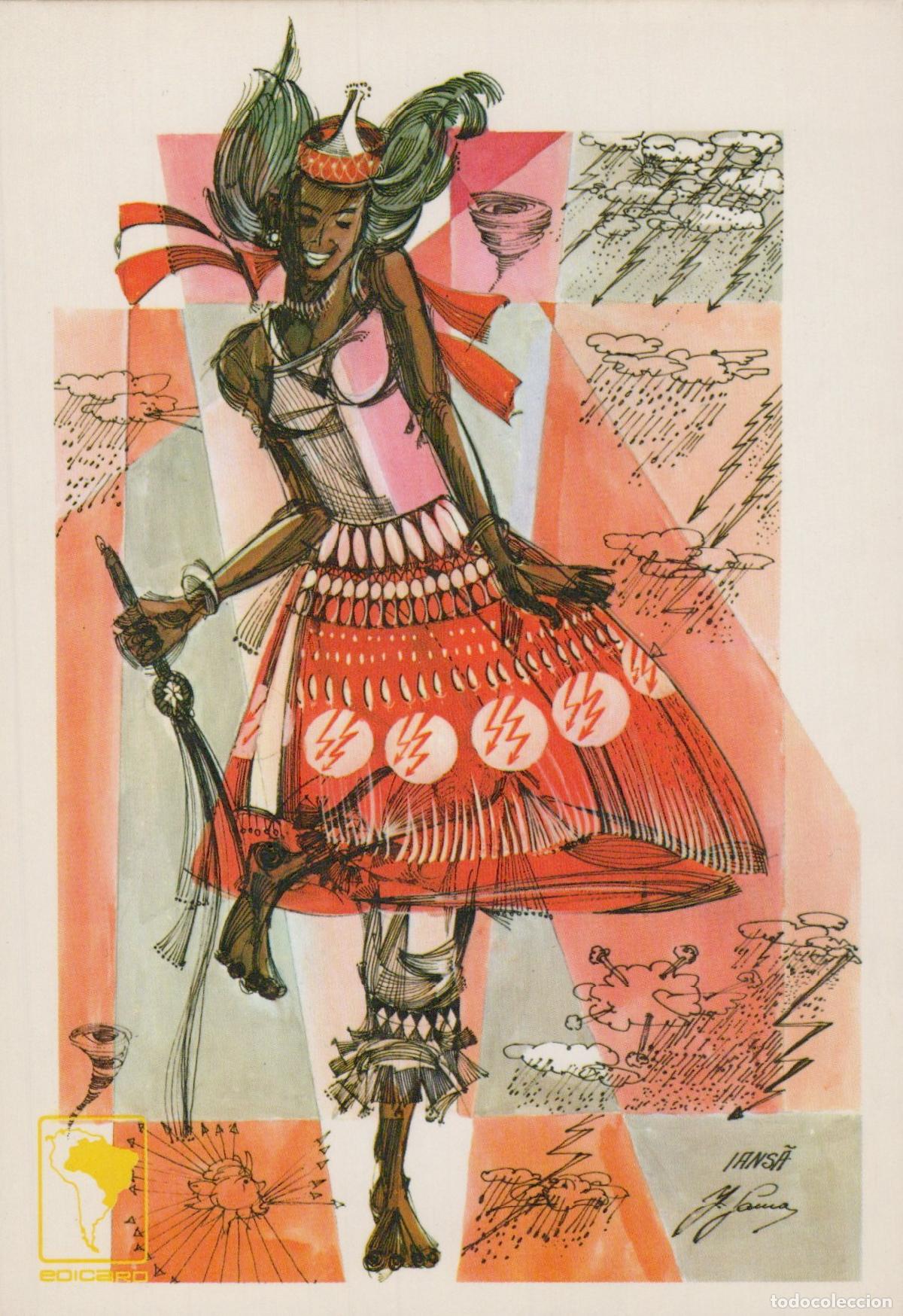 Postales: Brazil Sao Paulo Brazil Iansa Deusa Ventos Tempestades Unposted *YAK686