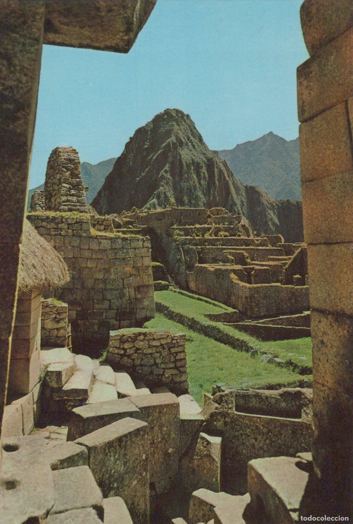 Postcards: Peru Machu Picchu View Thru the Window of the Serpents Ancient Ruins *YAM058