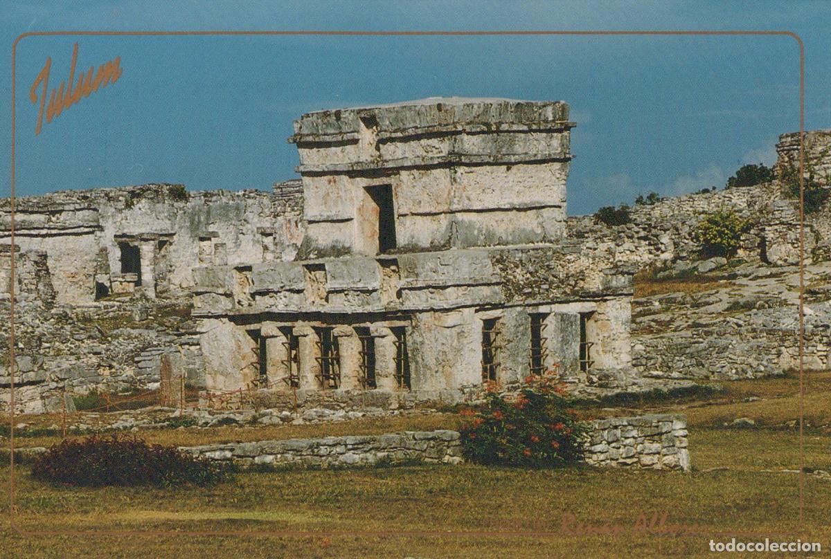 Postales: Mexico Tulum Ancient Mayan Ruins Stone Temple Architecture Unposted *YAM434