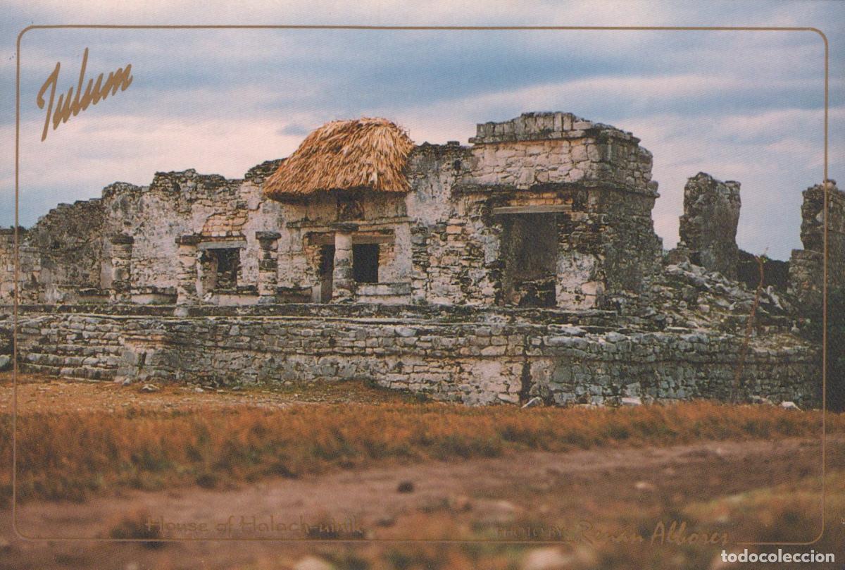 Postales: Mexico Tulum House of Halach Uinic Ancient Mayan Ruins Unposted *YAM435