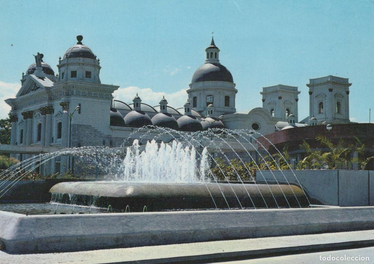 Postales: Venezuela Caracas Iglesia Santa Teresa Church and Fountain Unposted *YAM496