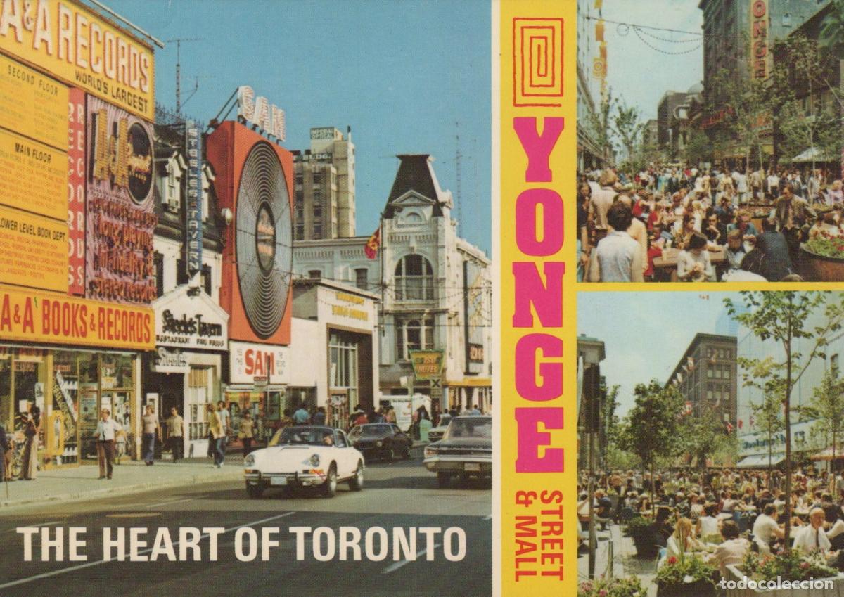 Postales: Canada Toronto Yonge Street Mall the Heart of Unposted *YAM692