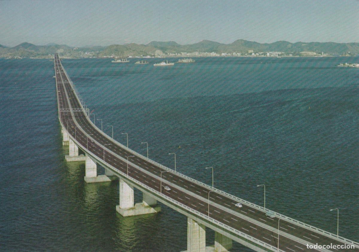 Postales: Brazil Rio de Janeiro View of President Costa E Silva Bridge Unposted *YAM751