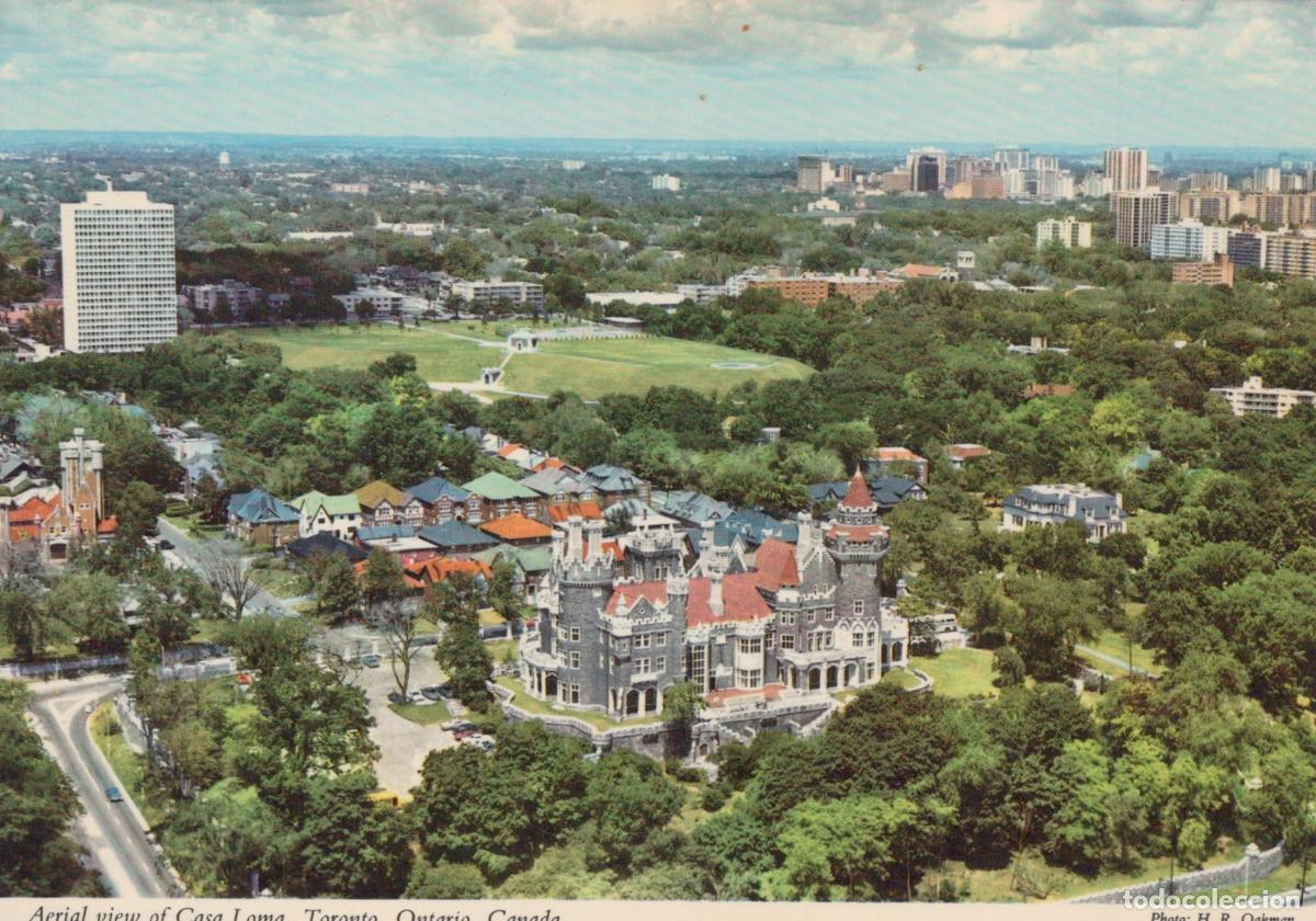 Postales: Canada Toronto Aerial View of Casa Loma Unposted *YAM689