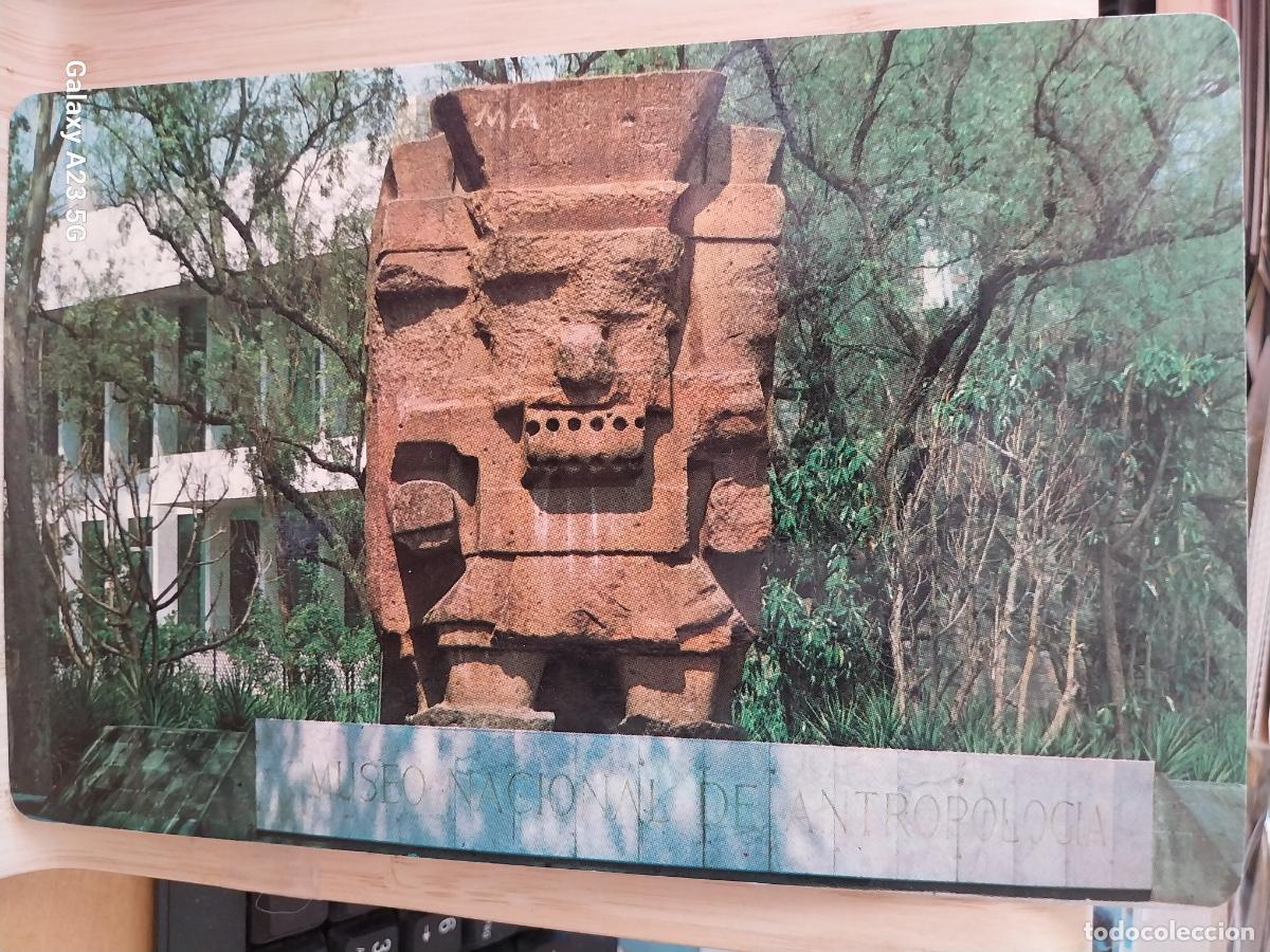Postales: TLALOC DIOS LLUVIA MEXICO TARJETON SC ORIGINAL 21.6X14CMS ANIMADA BARCAS
