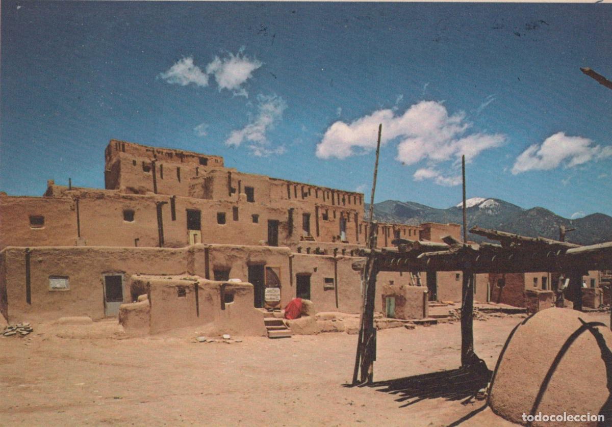 Postales: USA Taos Pueblo Historic Adobe Architecture Ancient Village *YAN266