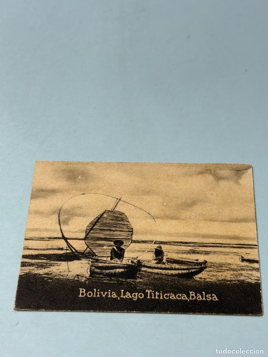 Postales: POSTAL ORIGINAL. D&Eacute;CADA A&Ntilde;OS 30. BOLIVIA. LAGO TITICACA. N&ordm; 2091