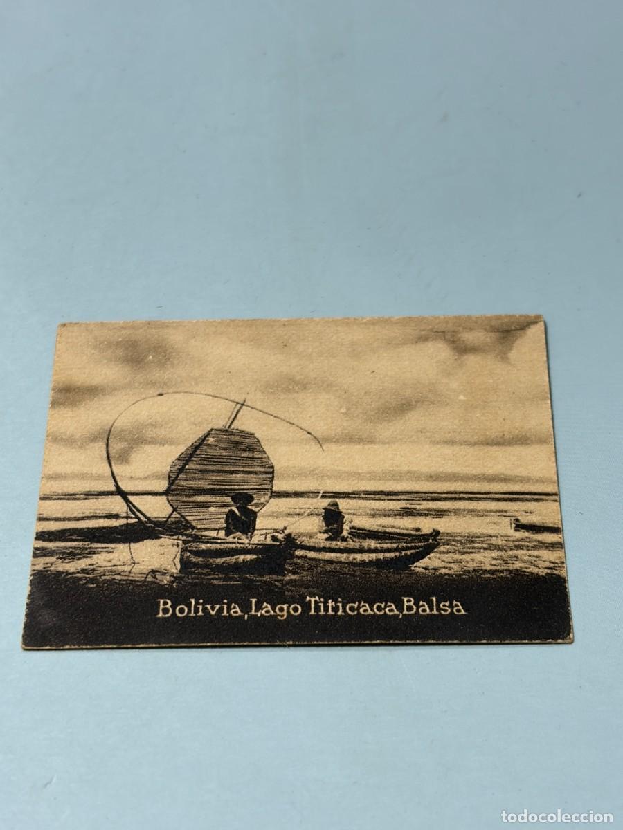 Postales: POSTAL ORIGINAL. D&Eacute;CADA A&Ntilde;OS 30. BOLIVIA. LAGO TITICACA. N&ordm; 2091