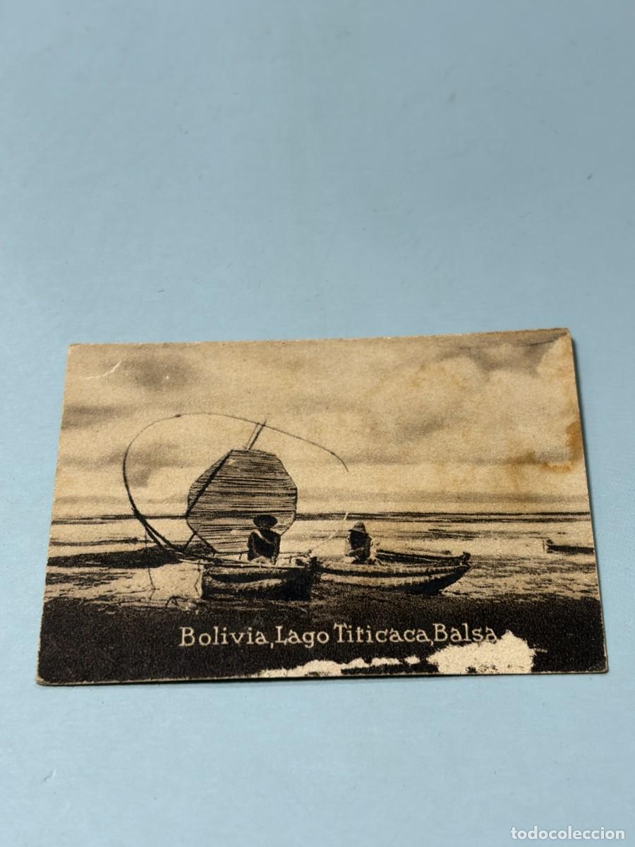 Postales: POSTAL ORIGINAL. D&Eacute;CADA A&Ntilde;OS 30. BOLIVIA. LAGO TITICACA. N&ordm; 2091