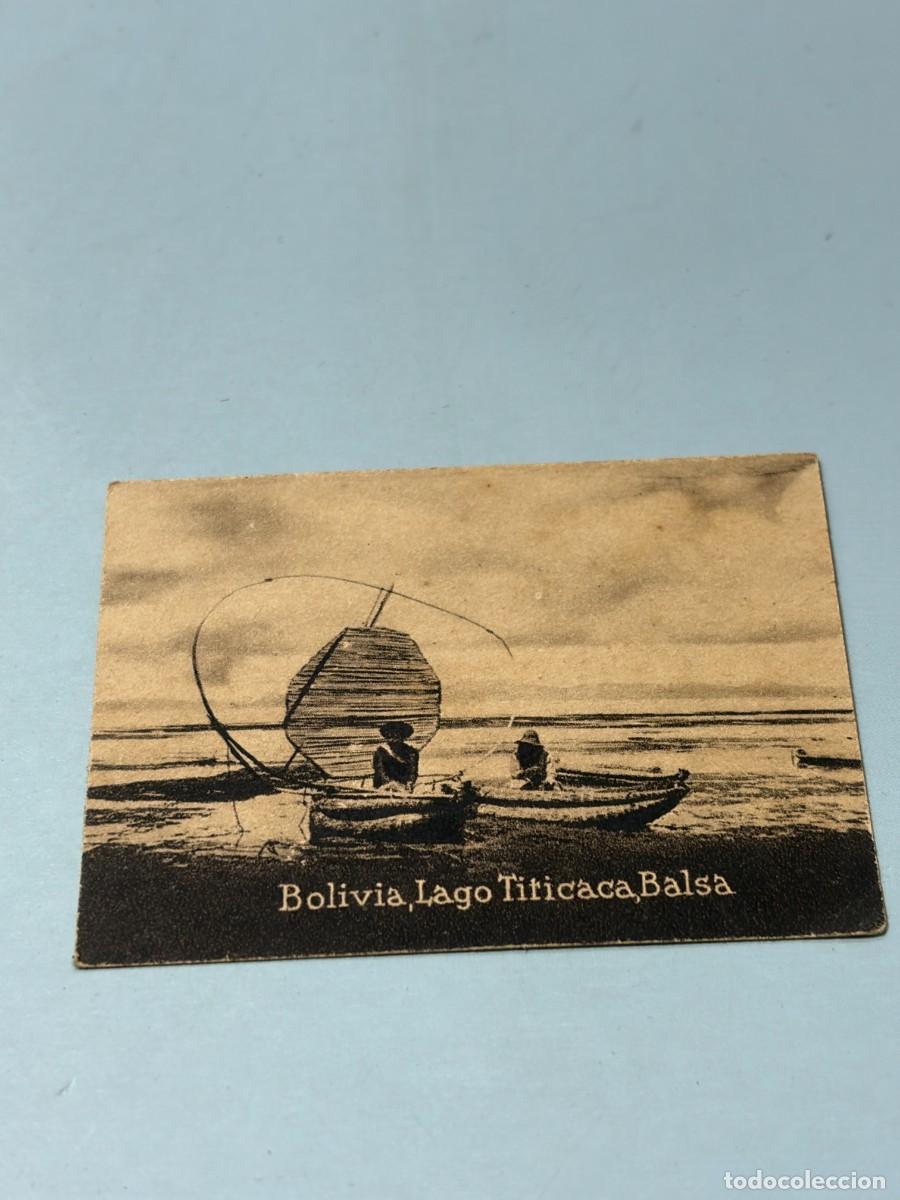 Postales: POSTAL ORIGINAL. D&Eacute;CADA A&Ntilde;OS 30. BOLIVIA. LAGO TITICACA. N&ordm; 2091