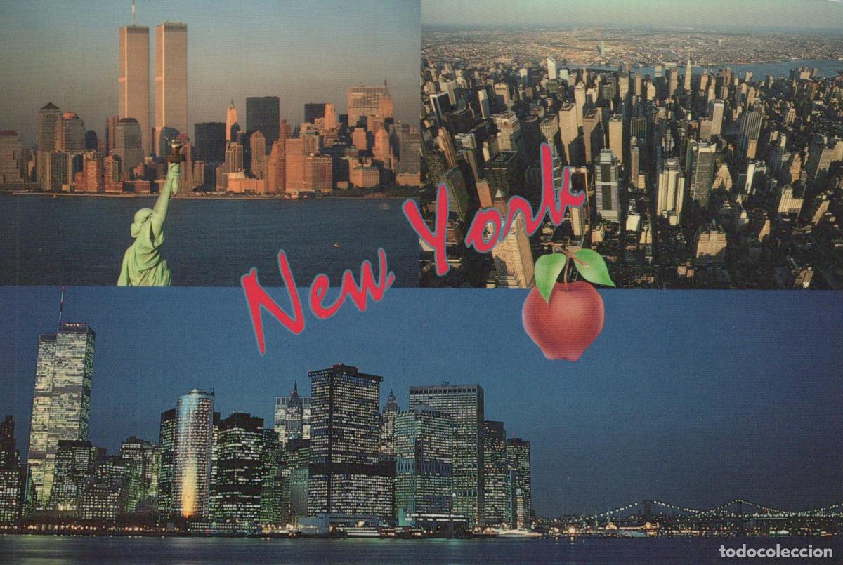 Postales: USA New York City Skyline Statue of Liberty World Trade Center Unposted *YAP570
