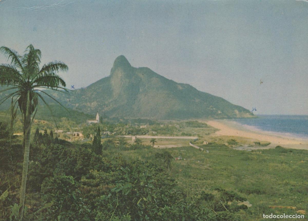 Postales: Brazil Rio de Janeiro Joa Beach Mountain Landscape Palm Trees Ocean View *YAR554