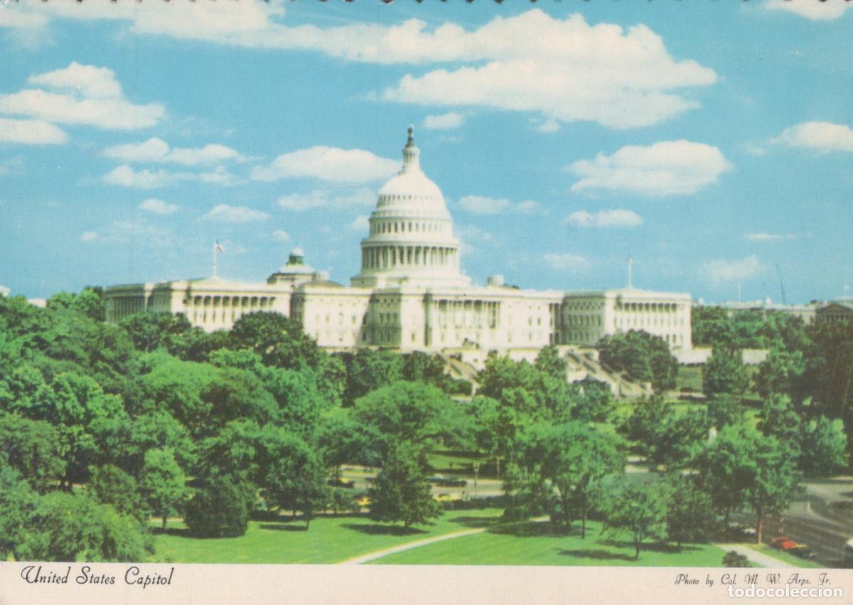 Postales: USA Washington DC United States Capitol Building Aerial View 1970s *YAR851