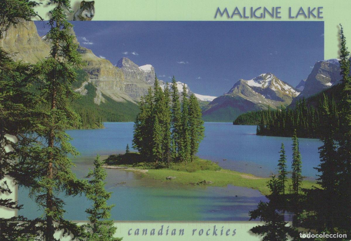 Postales: Canada Jasper National Park Maligne Lake Canadian Rockies *YAR901