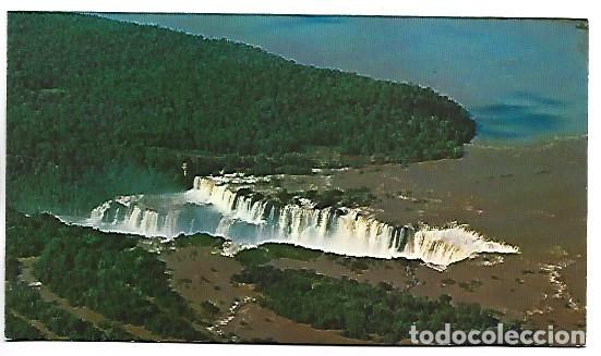 Postales: VISTA AEREA DE LA GARGANTA DEL DIABLO.- CATARATAS DEL IGUAZU.- MISIONES / ARGENTINA
