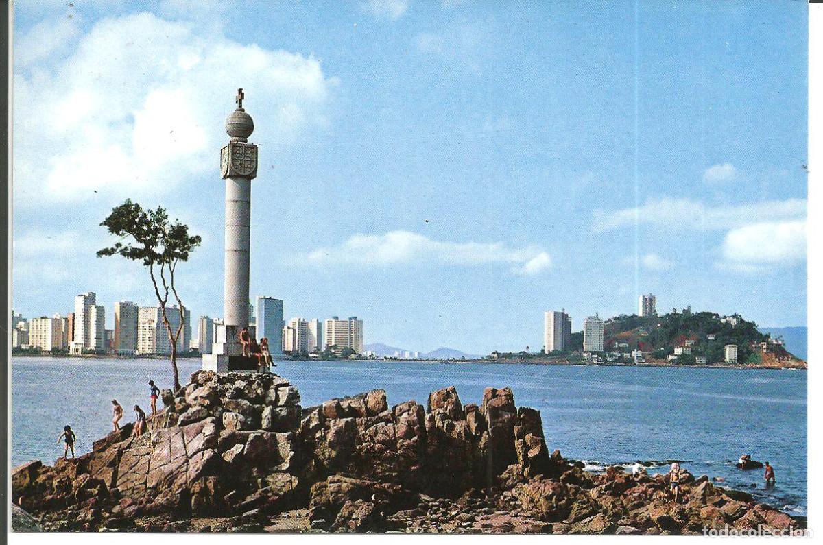 Postales: POSTAL SAO VICENTE (BRASIL) - MONUMENTO A MARTIM AFONSO - CIRCULADA 1969