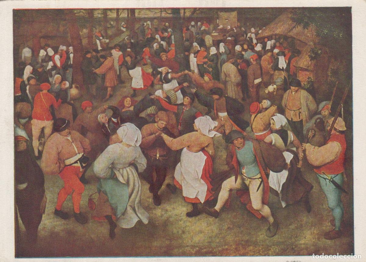 Postkarten: USA Detroit Pieter Bruegel the Elder the Wedding Dance Unposted *YAU959