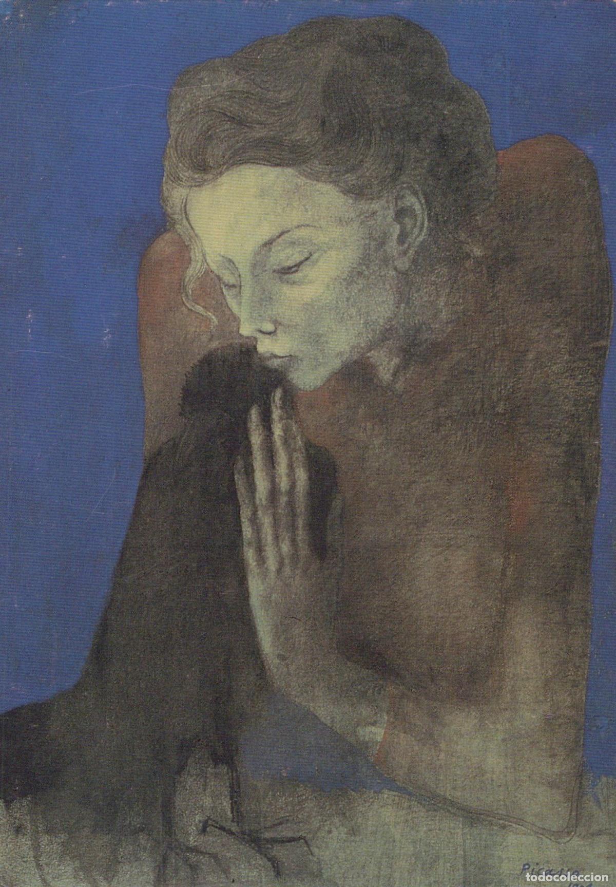 Postales: USA Toledo Woman With A Crow By Pablo Picasso Unposted *YAU027