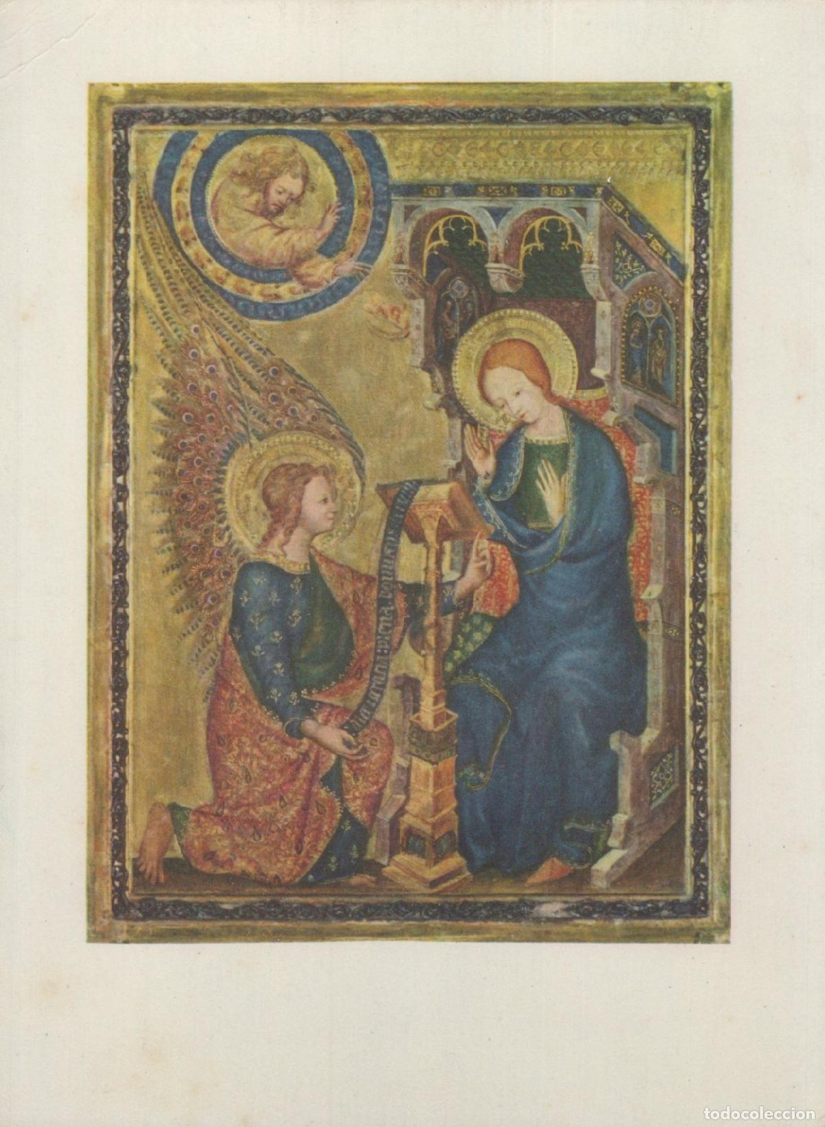Postales: USA New York City Annunciation French Paris School XV Century Unposted *YAU523