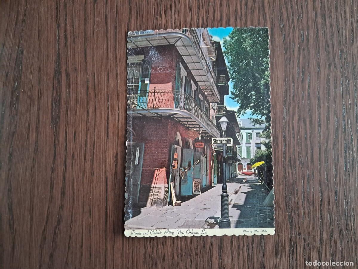 Postales: postal de USA, Pirate and Cabildo alley, Nueva Orleans. a&ntilde;o 1971.