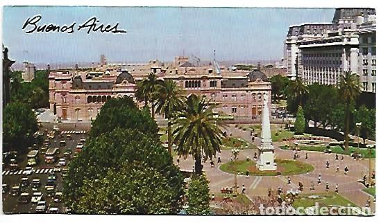 Cartes Postales: PLAZA DE MAYO Y CASA DE GOBIERNO.- BUENOS AIRES