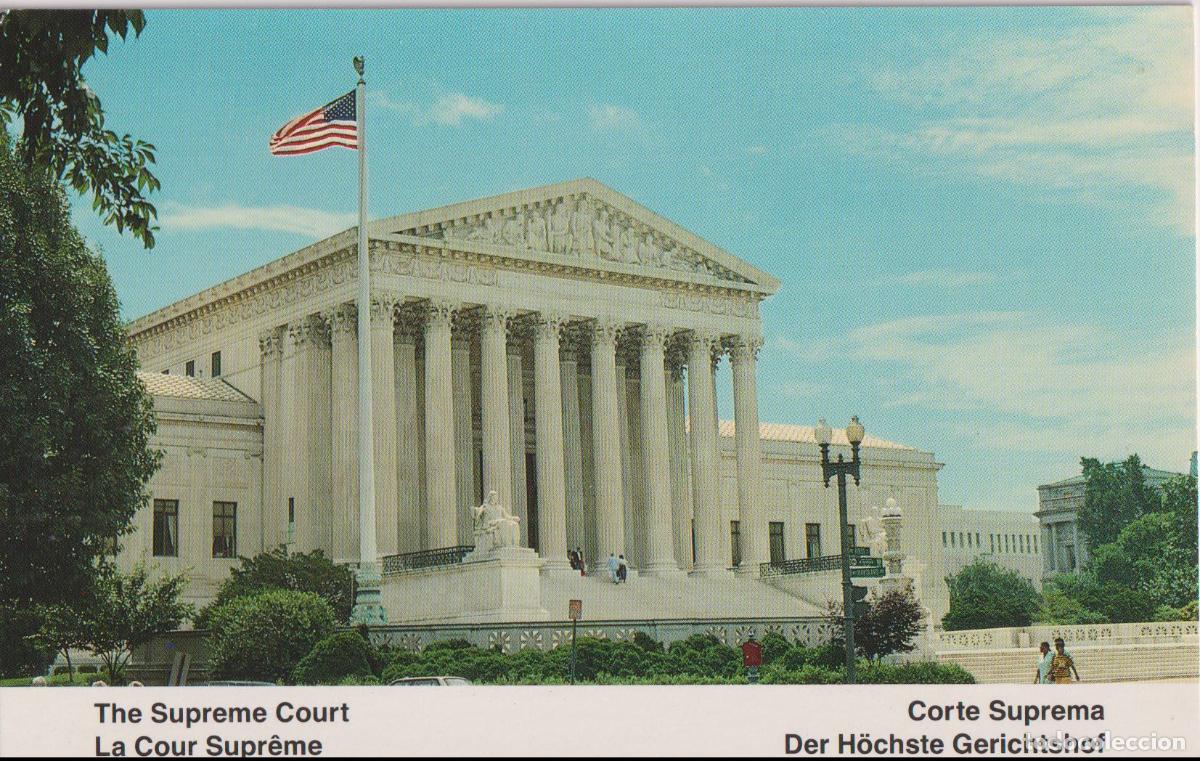 Postales: E.U.A. WASHINGTON D.C. EDIFICIO DE LA CORTE SUPREMA - LAWSON MARDON - S/C
