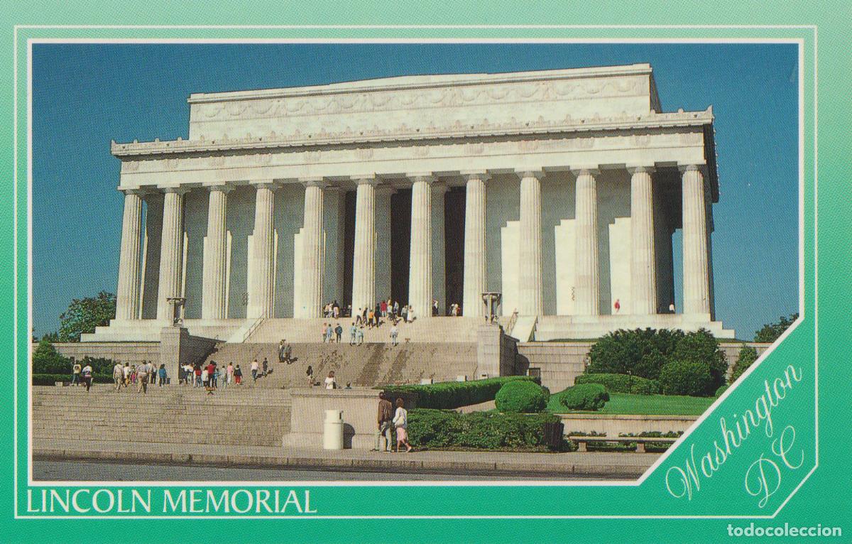 Postales: E.U.A. WASHINGTON D.C. LINCOLN MEMORIAL - LAWSON MARDON - S/C