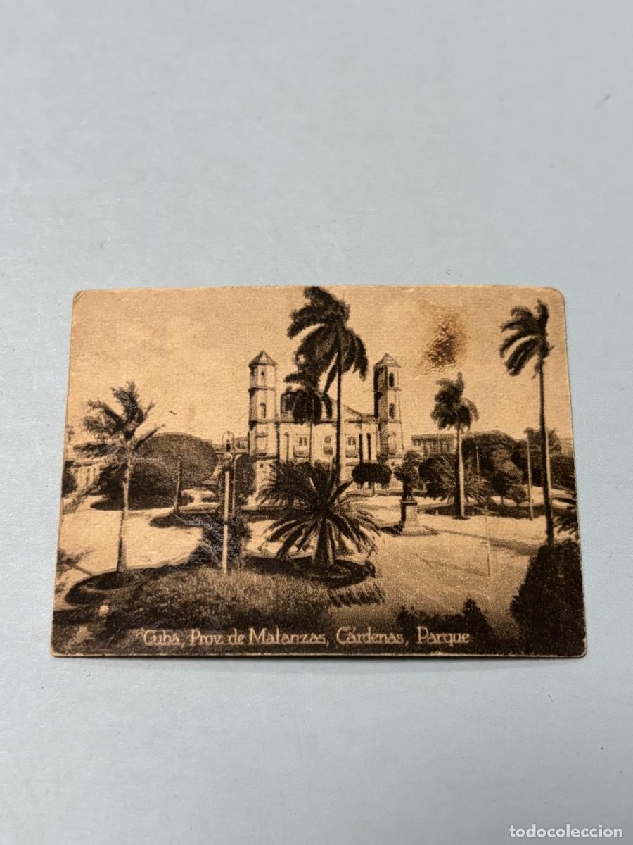 Postales: POSTAL ORIGINAL. D&Eacute;CADA A&Ntilde;OS 30. CUBA. PROV. DE MATANZAS. C&Aacute;RDENAS. PARQUE. N&ordm; 1510