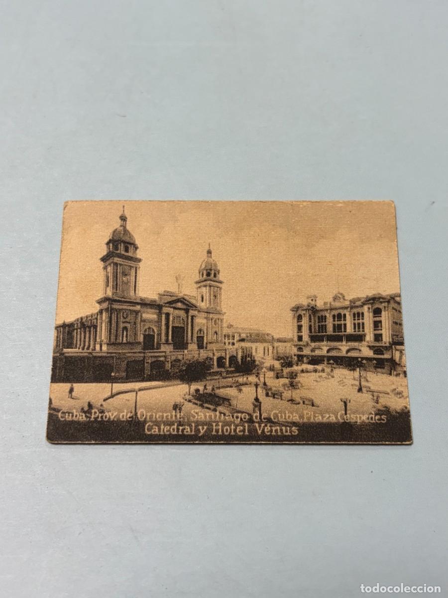 Postales: POSTAL ORIGINAL. D&Eacute;CADA A&Ntilde;OS 30. CUBA. ORIENTE. SANTIAGO DE CUBA. PLAZA C&Eacute;SPEDES. CATEDRAL Y HOTEL