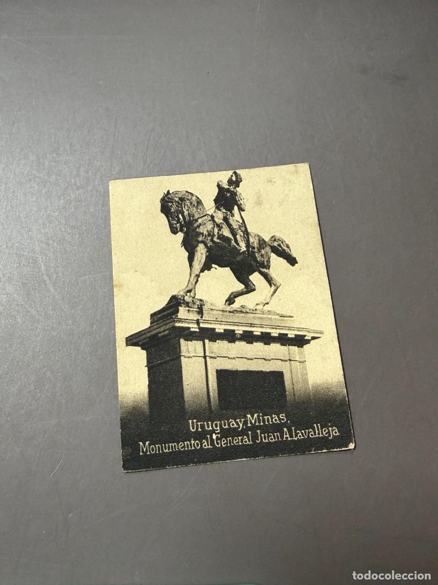 Postales: POSTAL ORIGINAL. D&Eacute;CADA A&Ntilde;OS 30. URUGUAY. MINAS. MONUMENTO AL GENERAL JUAN ALVALLEJA. N&ordm; 1892