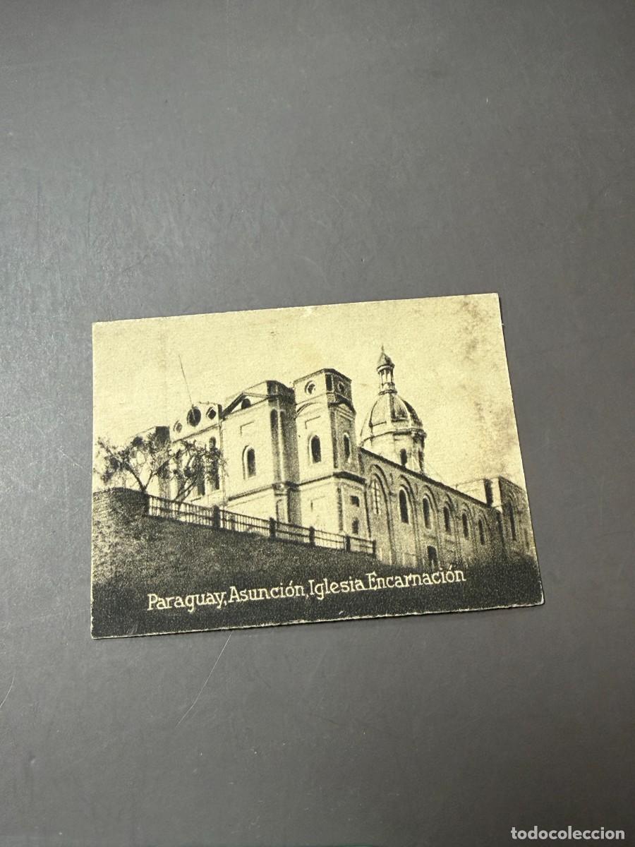 Cartoline: POSTAL ORIGINAL. D&Eacute;CADA A&Ntilde;OS 30. PARAGUAY. ASUNCI&Oacute;N. IGLESIA ENCARNACI&Oacute;N. N&ordm; 1876