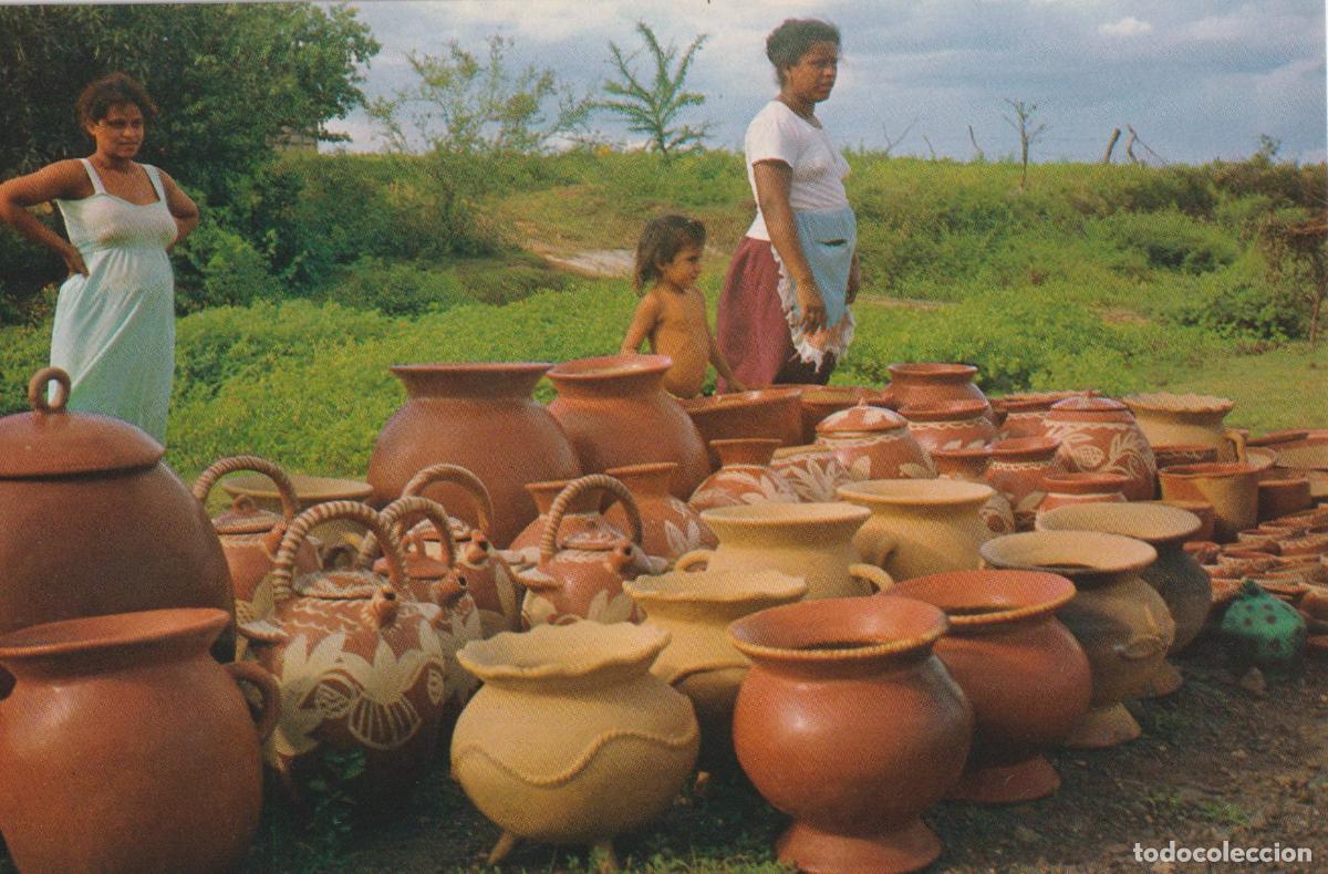 Postales: NICARAGUA, ARCHIPI&Eacute;LAGO DE SOLENTINAME, EL ARTE DEL PUEBLO &ndash; FOTO: ANGLADA/BONAL &ndash; S/C