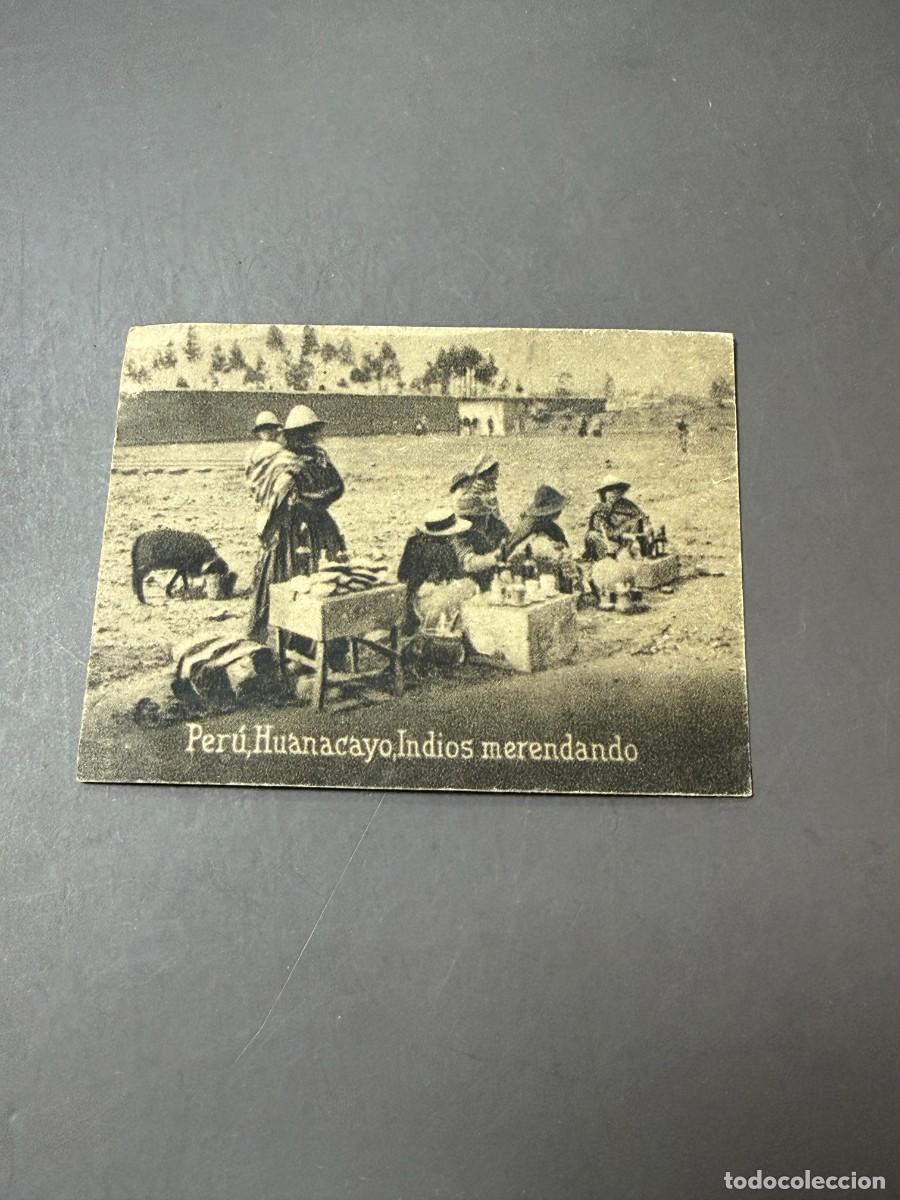 Postales: POSTAL ORIGINAL. D&Eacute;CADA A&Ntilde;OS 30. PER&Uacute;. HUANACAYO. INDIOS MERENDANDO. N&ordm; 2082