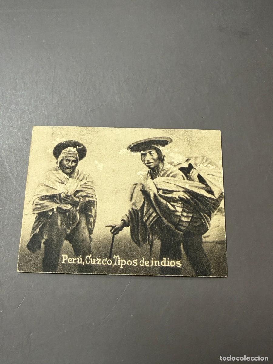 Postales: POSTAL ORIGINAL. D&Eacute;CADA A&Ntilde;OS 30. PER&Uacute;. CUZCO. TIPOS DE INDIOS. N&ordm; 2081
