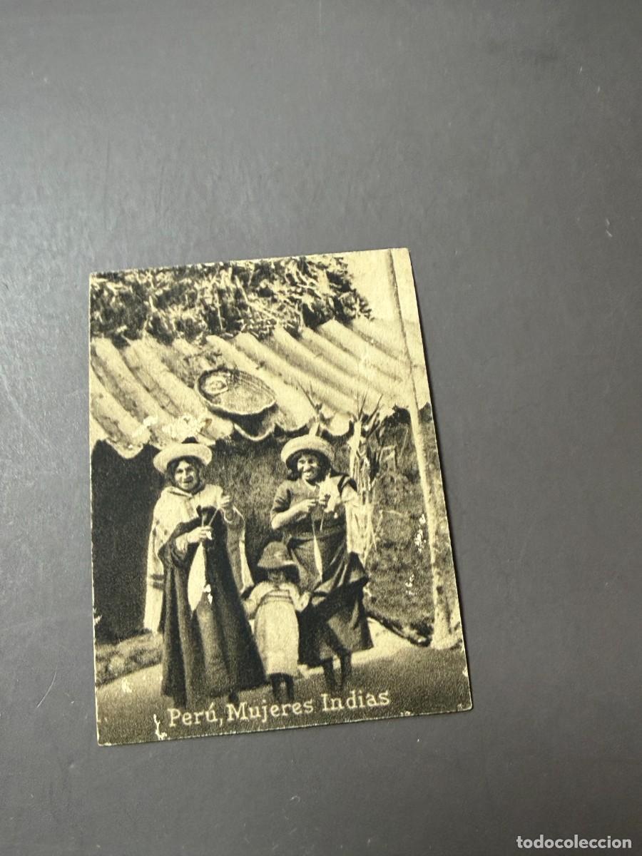 Postales: POSTAL ORIGINAL. D&Eacute;CADA A&Ntilde;OS 30. PER&Uacute;. MUJERES INDIAS. N&ordm; 2075