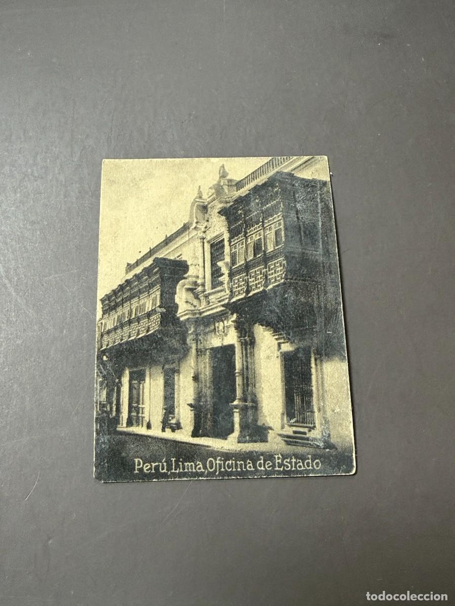 Cartes Postales: POSTAL ORIGINAL. D&Eacute;CADA A&Ntilde;OS 30. PER&Uacute;. LIMA. OFICINA DE ESTADO. N&ordm; 2047