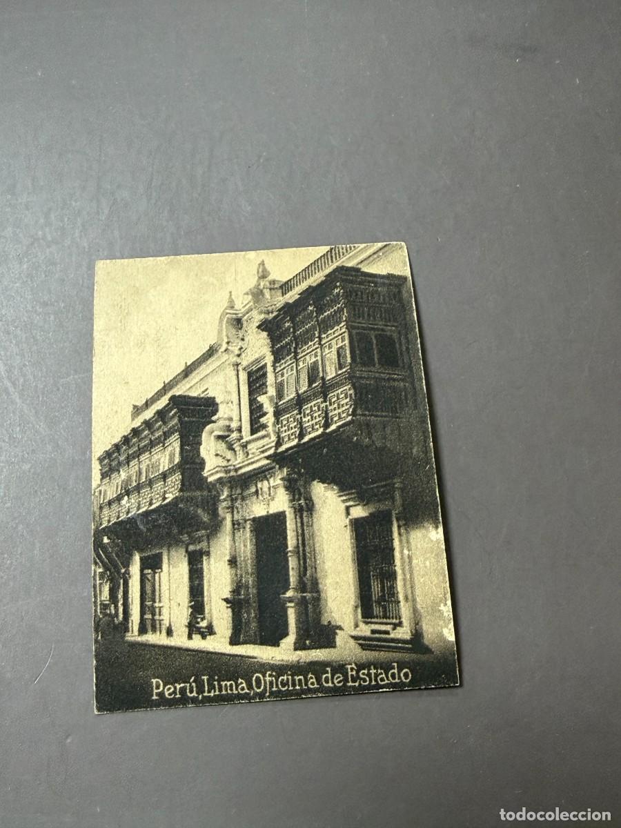 Postcards: POSTAL ORIGINAL. D&Eacute;CADA A&Ntilde;OS 30. PER&Uacute;. LIMA. OFICINA DE ESTADO. N&ordm; 2047