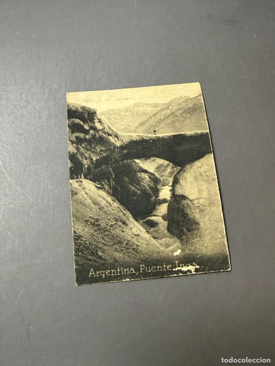 Cartoline: POSTAL ORIGINAL. D&Eacute;CADA A&Ntilde;OS 30. ARGENTINA. PUENTE INCA. N&ordm; 2045