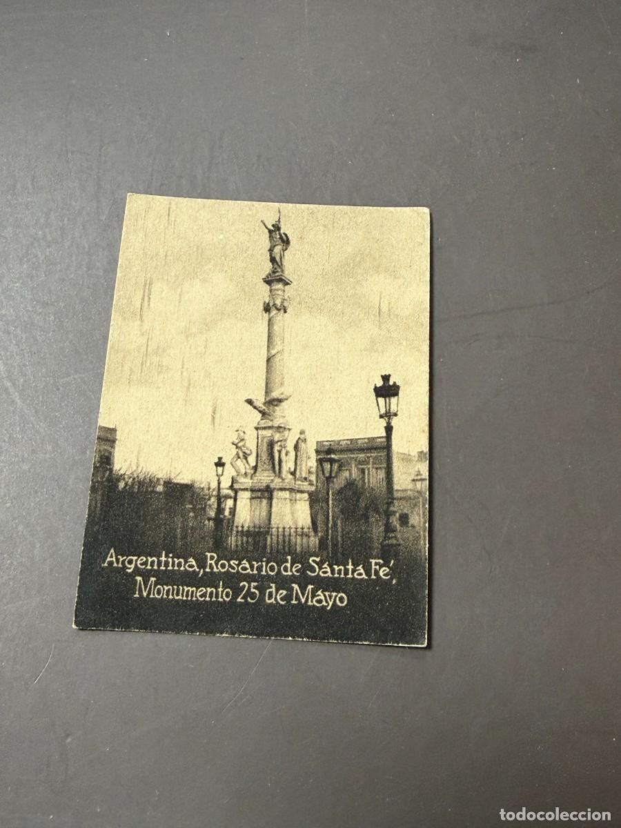Cartes Postales: POSTAL ORIGINAL. D&Eacute;CADA A&Ntilde;OS 30. ARGENTINA. ROSARIO DE SANTA FE. MONUMENTO 25 MAYO. N&ordm; 2022