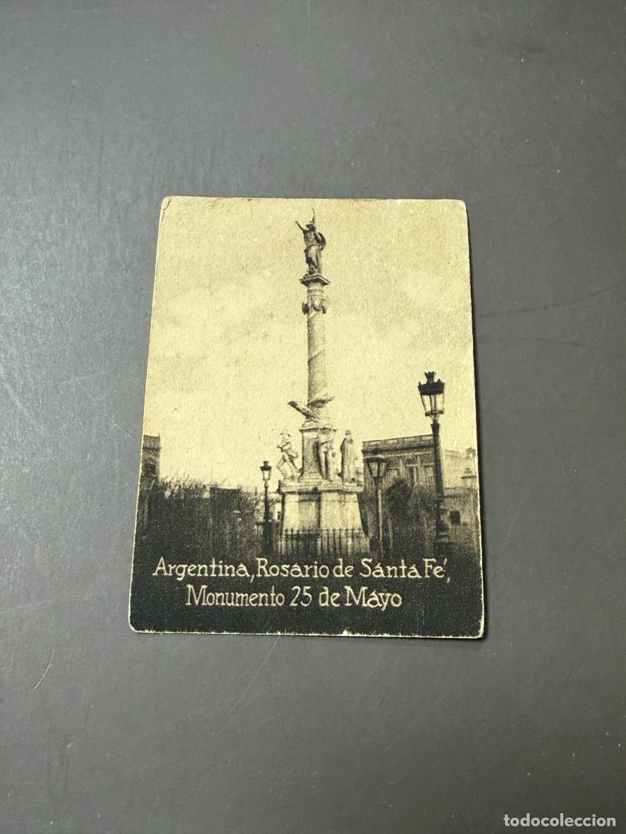 Postales: POSTAL ORIGINAL. D&Eacute;CADA A&Ntilde;OS 30. ARGENTINA. ROSARIO DE SANTA FE. MONUMENTO 25 MAYO. N&ordm; 2022