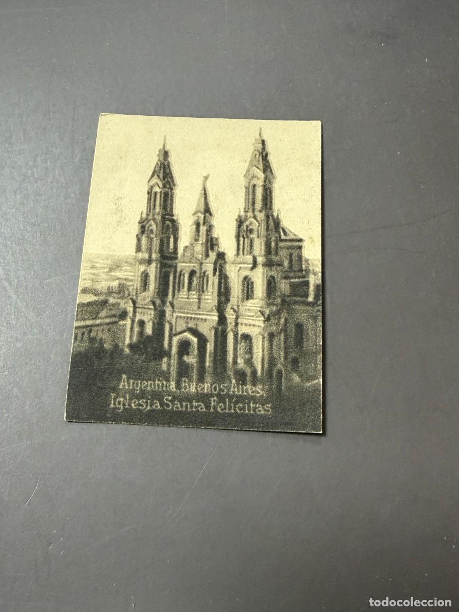 Postales: POSTAL ORIGINAL. D&Eacute;CADA A&Ntilde;OS 30. ARGENTINA. BUENOS AIRES. IGLESIA SANTA FEL&Iacute;CITAS. N&ordm; 2002