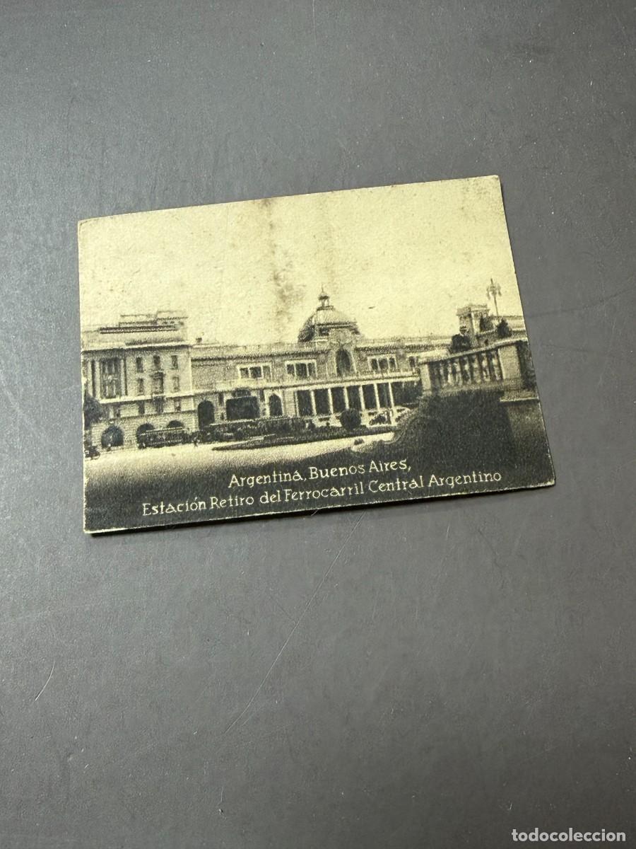 Postales: POSTAL ORIGINAL. D&Eacute;CADA A&Ntilde;OS 30. ARGENTINA. BUENOS AIRES. ESTACI&Oacute;N RETIRO DEL FERROCARRIL CENTRAL