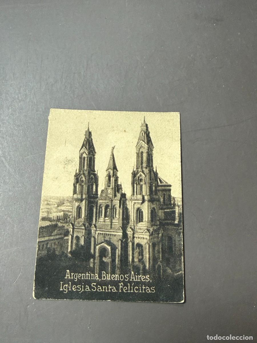 Postales: POSTAL ORIGINAL. D&Eacute;CADA A&Ntilde;OS 30. ARGENTINA. BUENOS AIRES. IGLESIA SANTA FEL&Iacute;CITAS. N&ordm; 2002