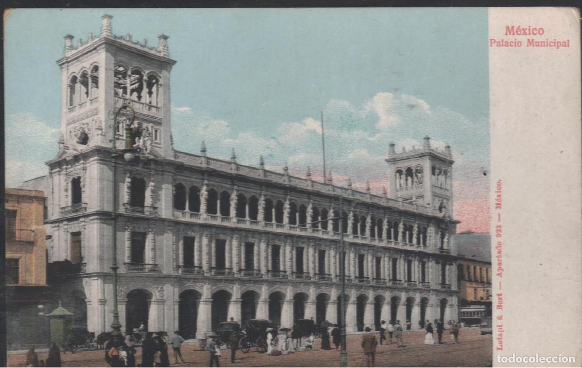 Postales: M&eacute;xico.Palacio Municipal