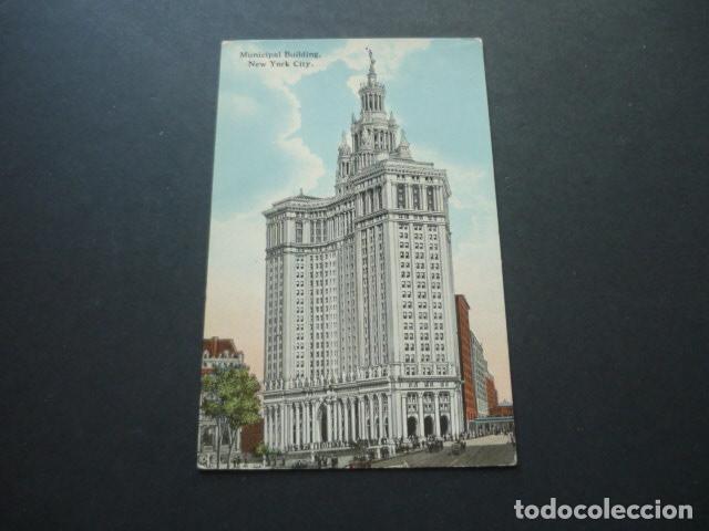 Postales: NUEVA YORK EDIFICIO MUNICIPAL POSTAL