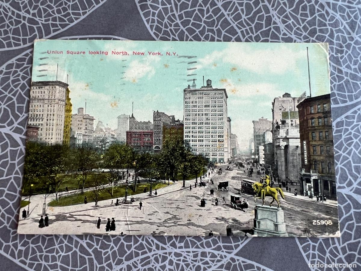 Postales: NUEVA YORK UNION SQUARE 1912 TARJETA POSTAL