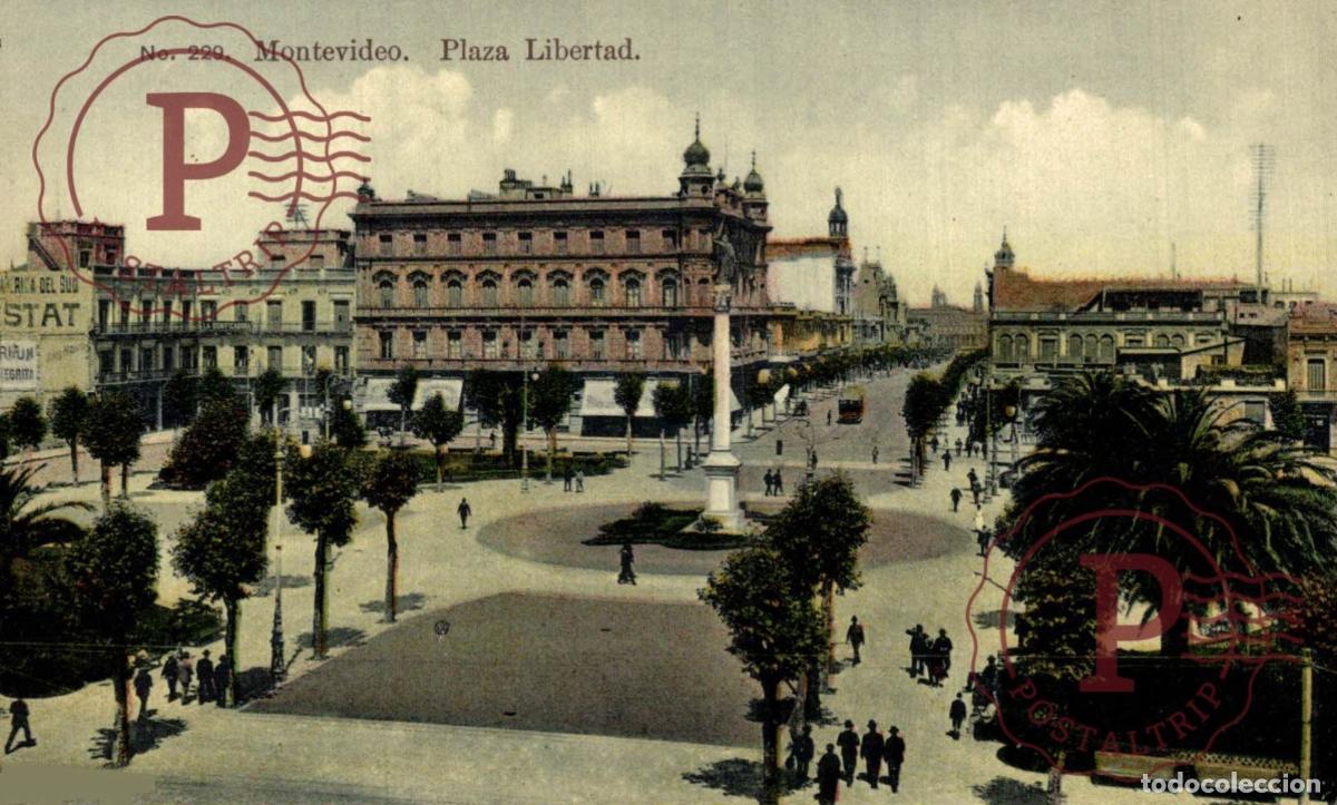 Postales: URUGUAY MONTEVIDEO PLAZA DE LA LIBERTAD