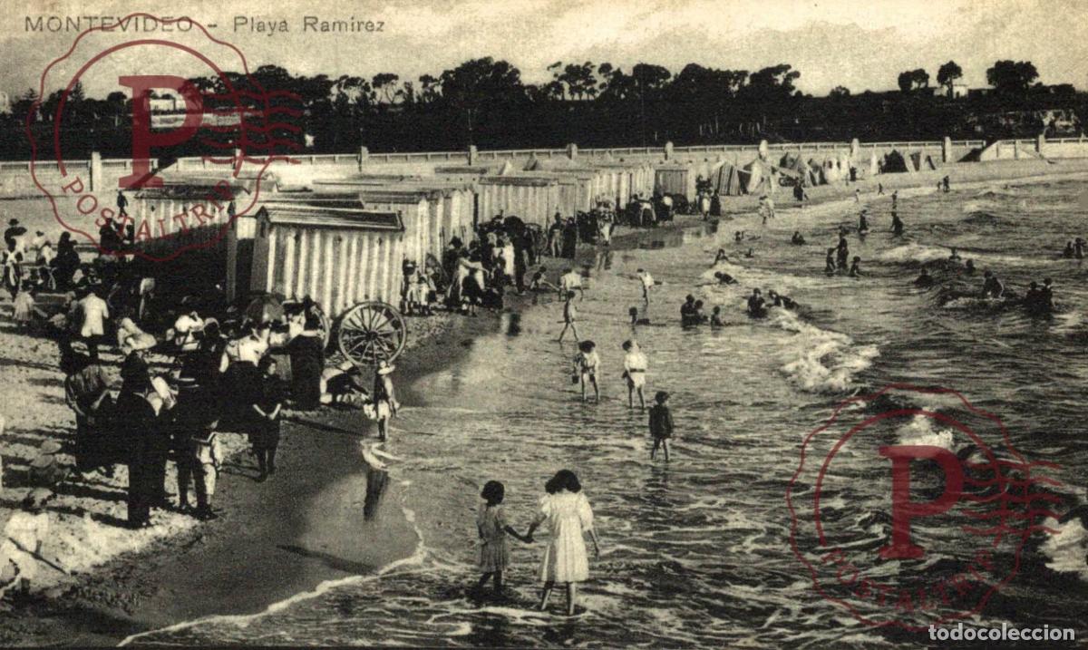 Postales: URUGUAY MONTEVIDEO PLAYA RAMIREZ