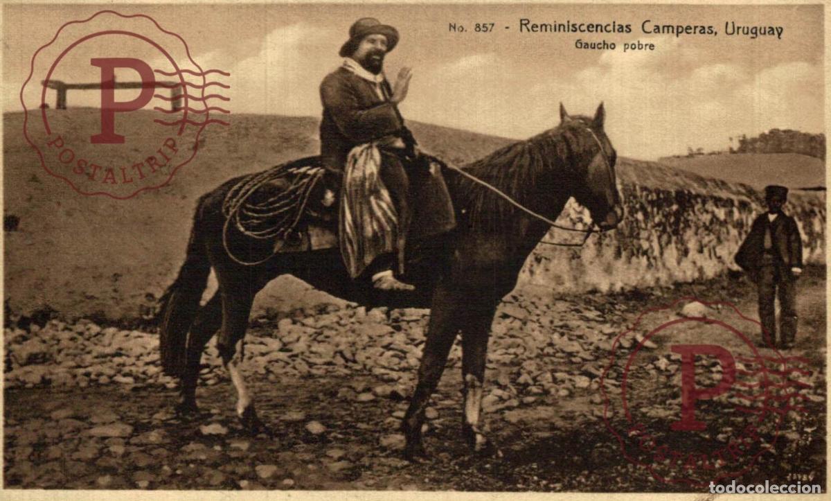 Postais: URUGUAY - REMINISCENCIAS CAMPERAS: GAUCHO POBRE